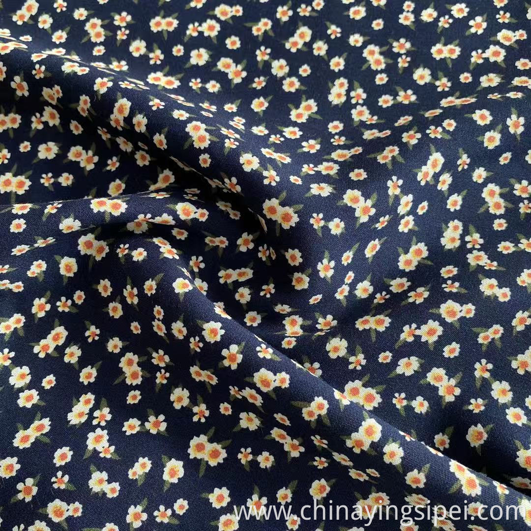 Woven 100% Discharge Printed Plain Rayon Viscose Fabric 30S 120GSM Ready Goods Stock